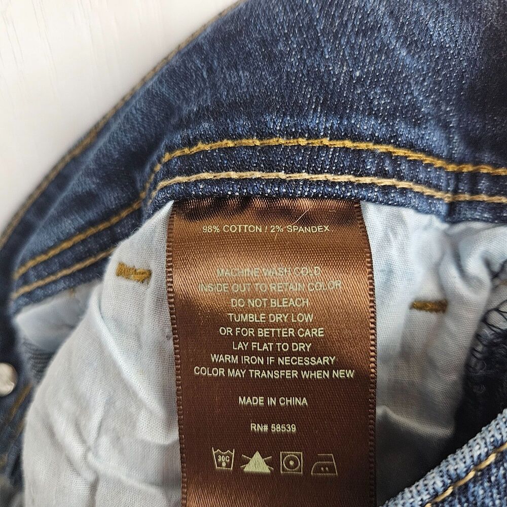 Kut from the Kloth Amy Crop Straight Cuffed Jeans Size 8 Style KP398ma1 - Picture 4 of 7